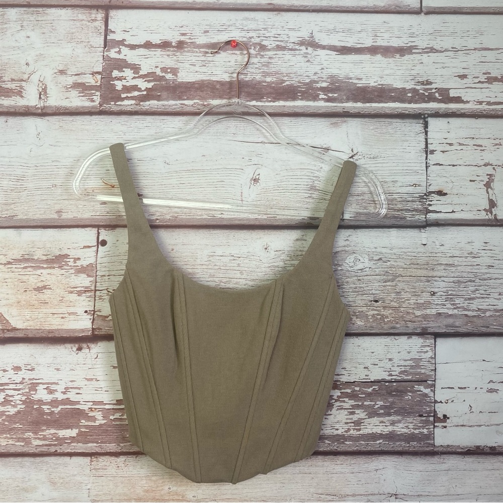 Aménah corset zipper top